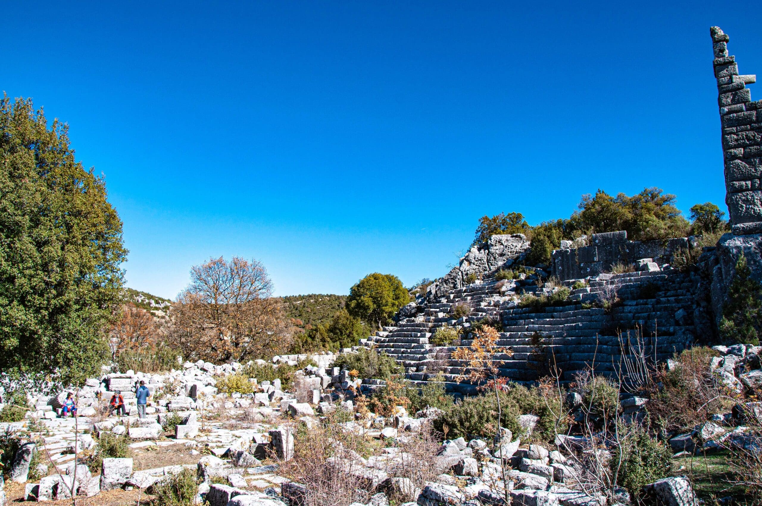 The ruins at the ancient city of Adada in the Taurus Mountains