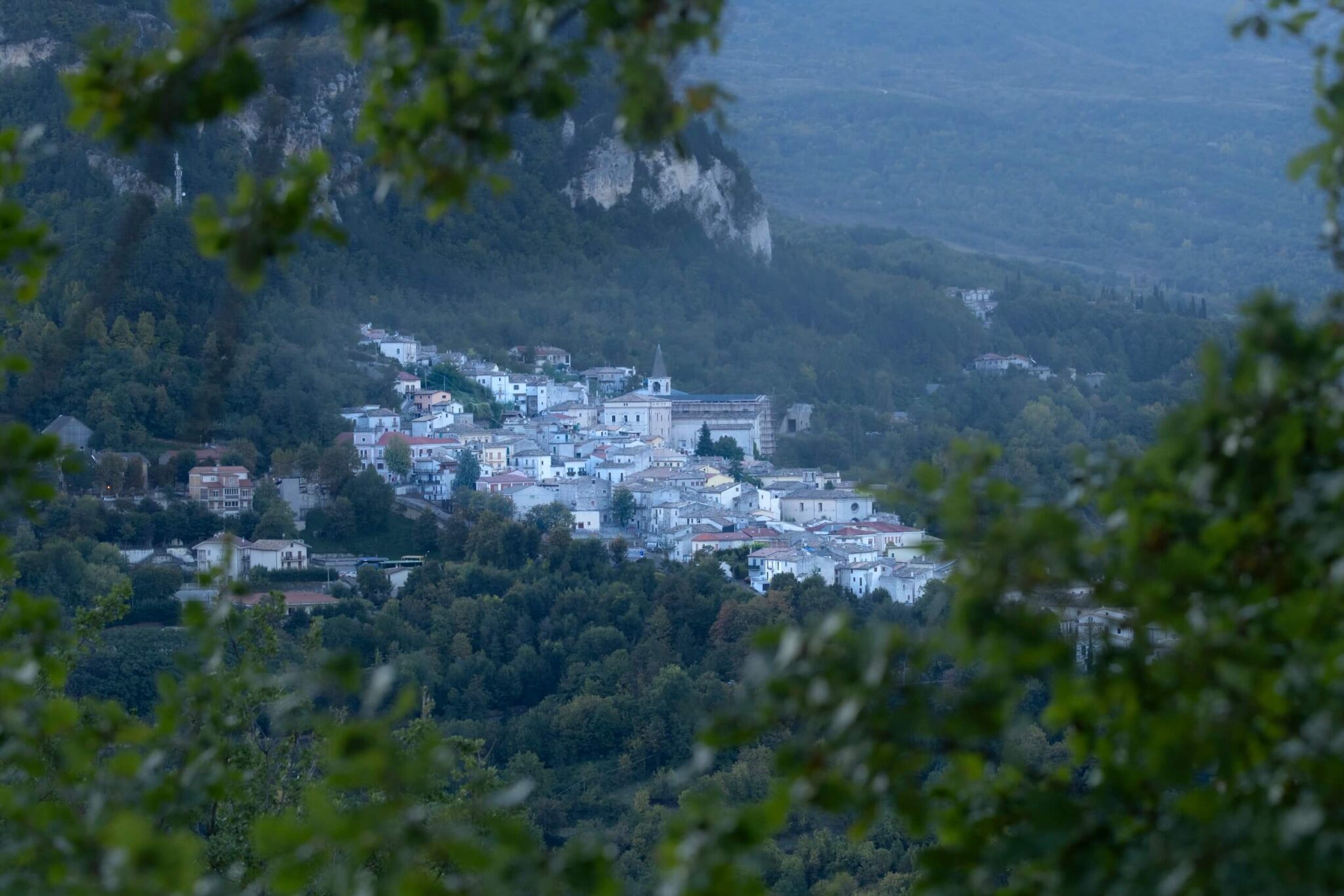 Caramanico Terme, a traditional village in Abruzzo visited by Slow Cyclists.